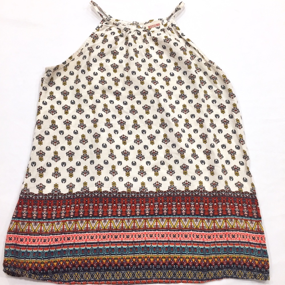 ✨3/$15 Mossimo Boho Print Halter Tank